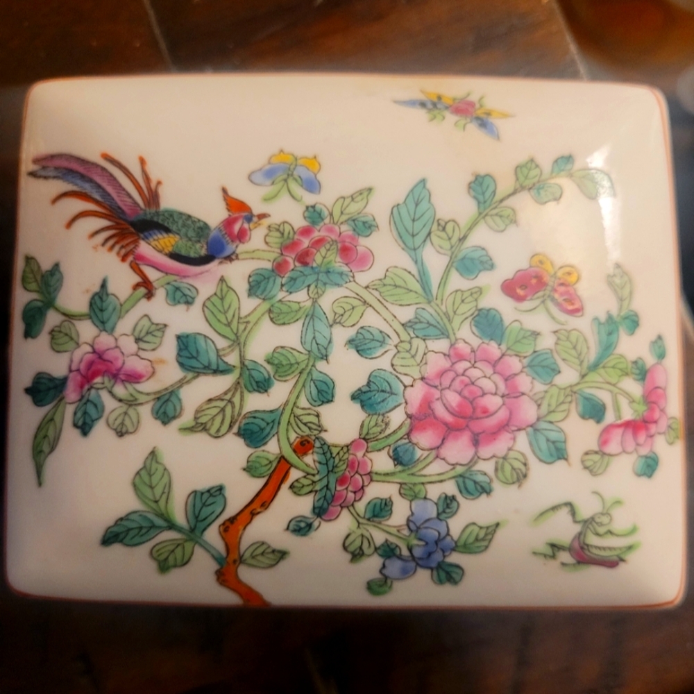 Vintage Neiman Marcus Porcelain Trinket Box